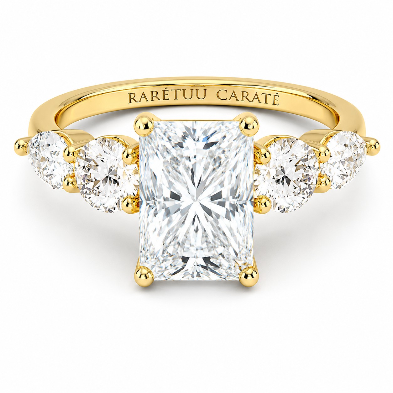Queen Ella Radiant Moissanite Ring