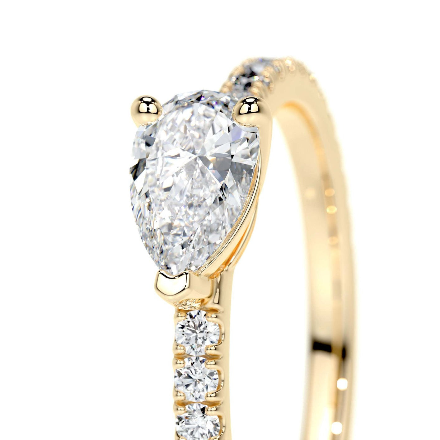 0.8CT Eternity Band - PEAR Eternity Band