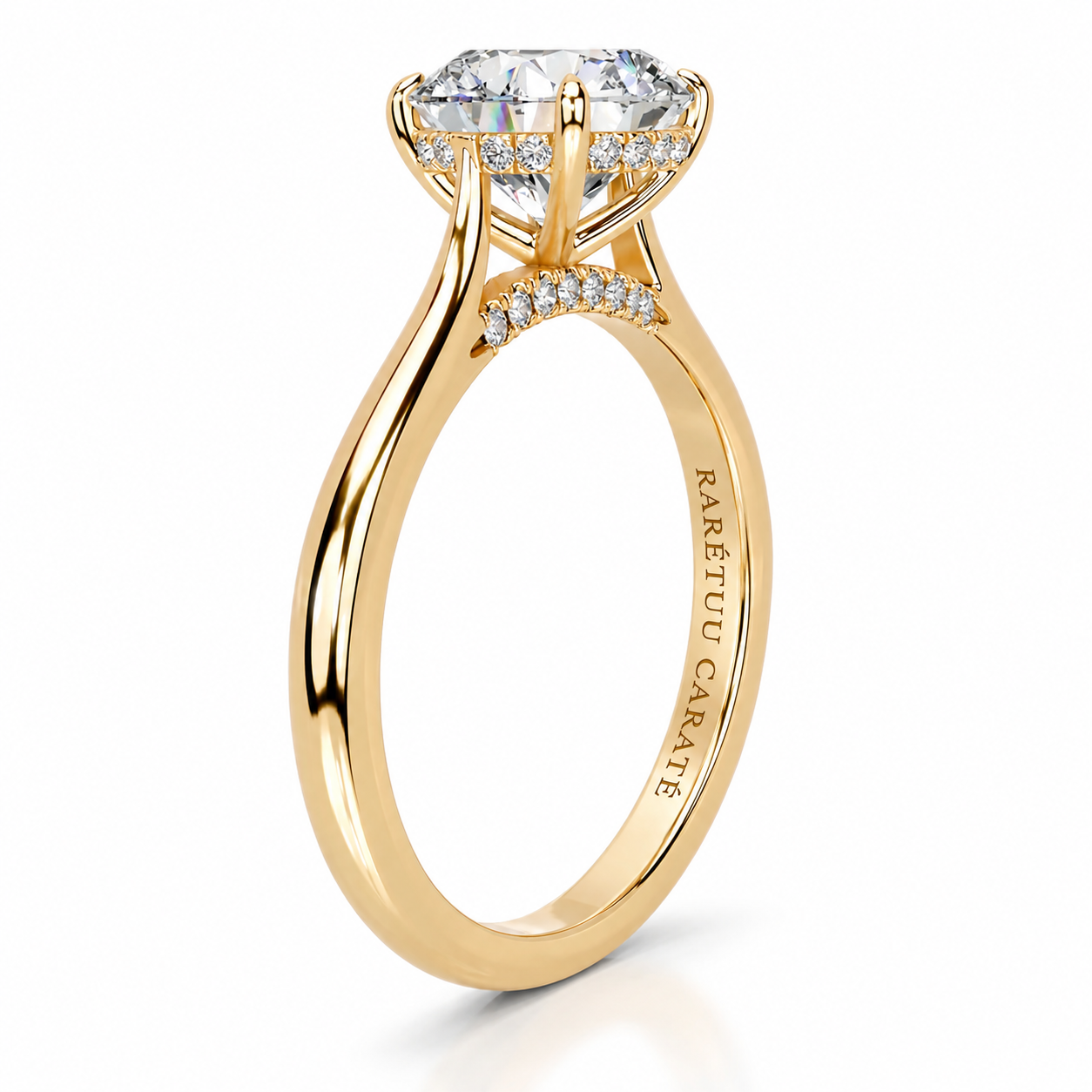 2CT Queen Laura Heart Moissanite Ring