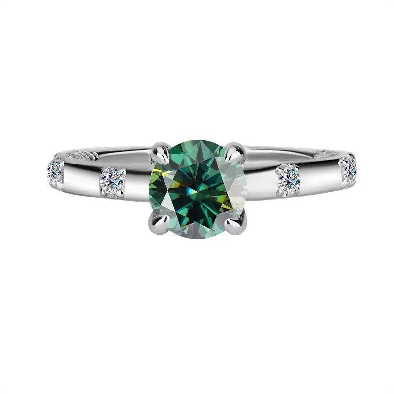 1CT Queen Eishal Moissanite Ring