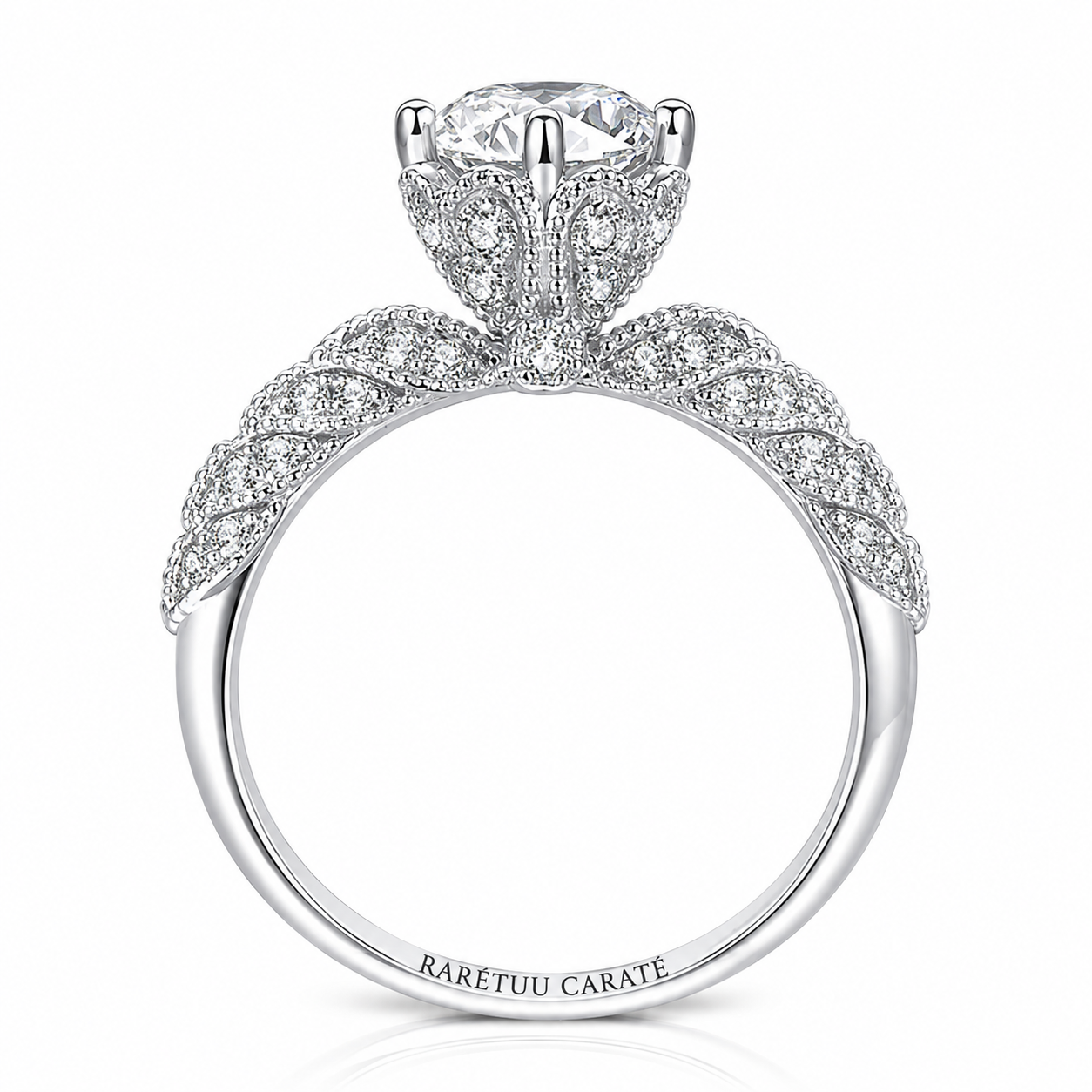 1CT Queen Hurrem Moissanite Ring