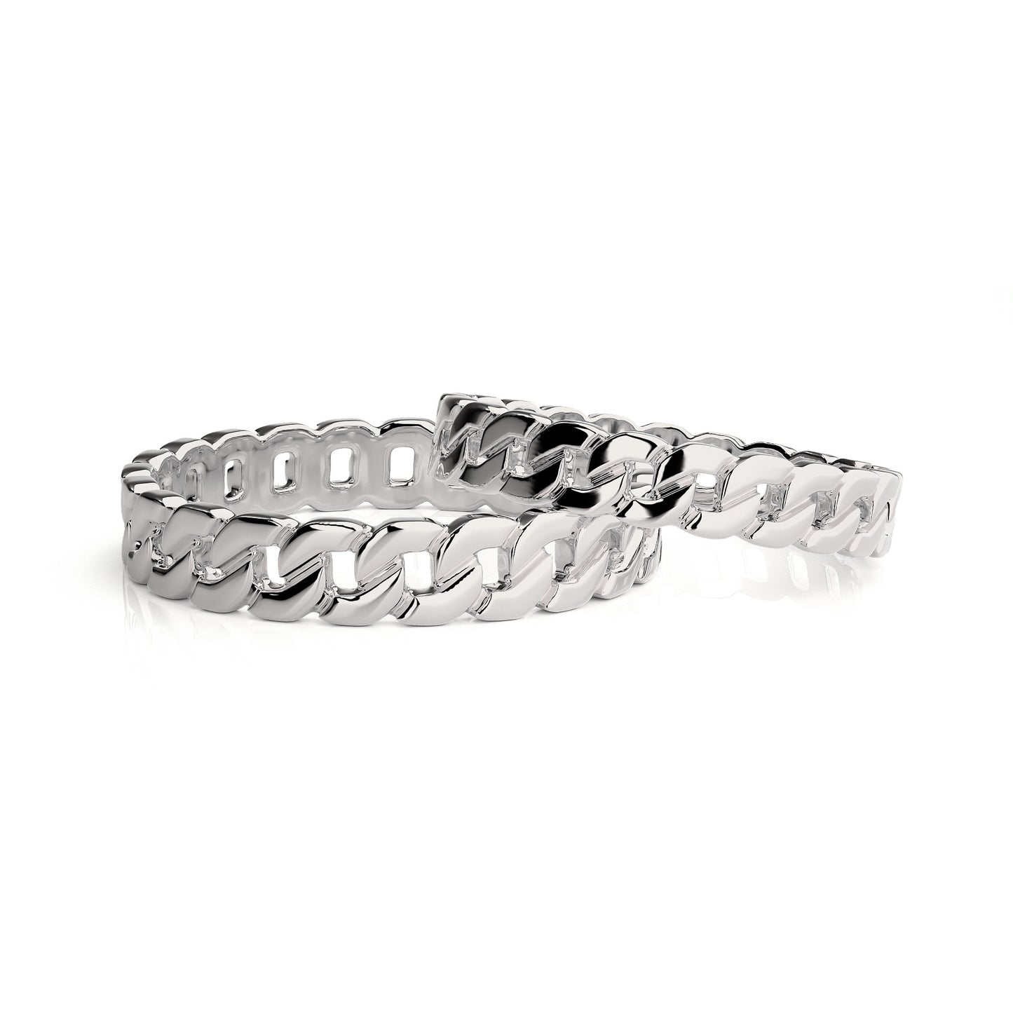 S925 Sterling Silver Trendy Personality Twist Chain