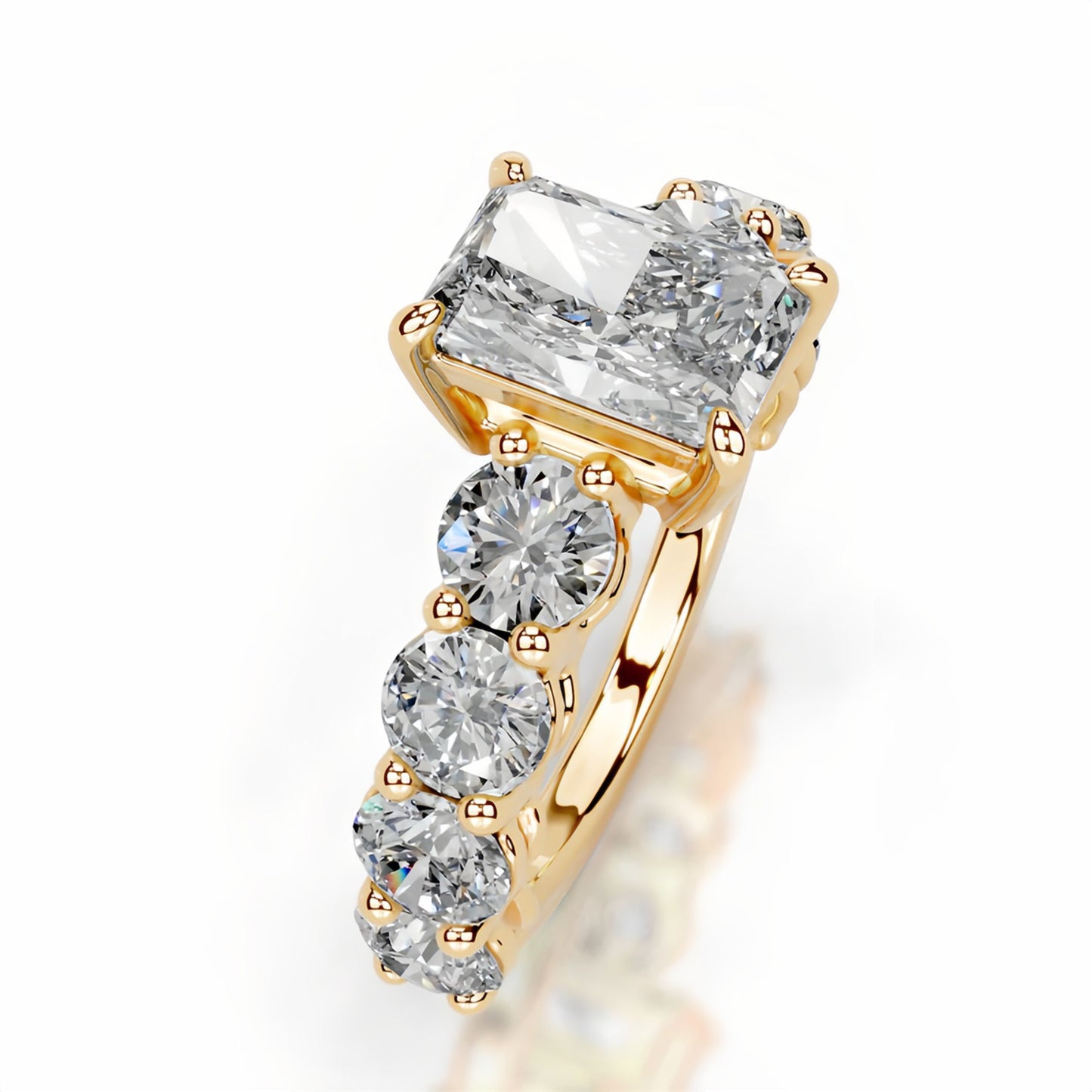Queen Abby Moissanite Rings