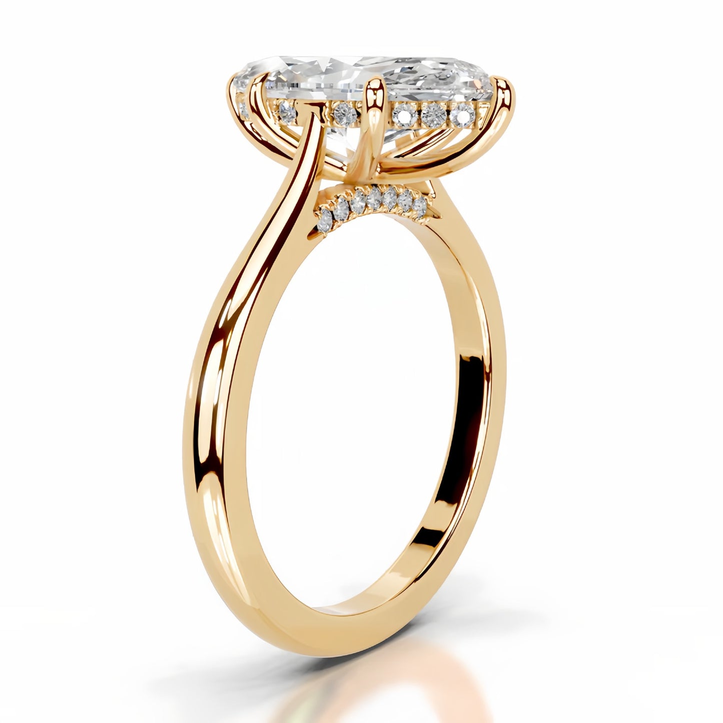 5CT Queen Laura Marquise Moissanite Ring