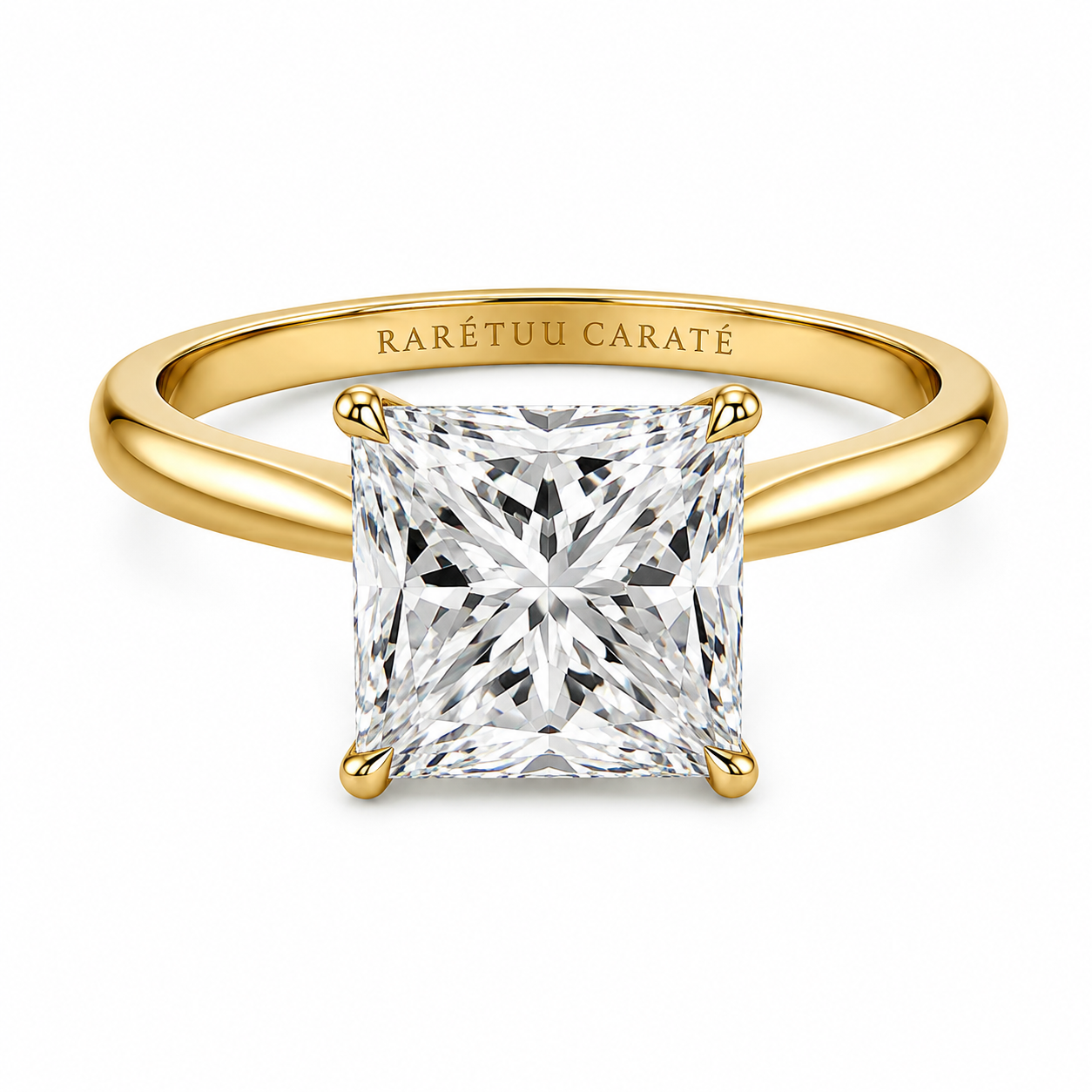 3CT Queen Laura Princess Moissanite Ring