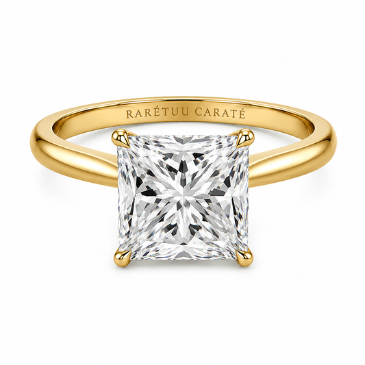 3CT Queen Laura Princess Moissanite Ring
