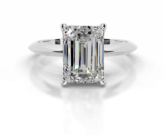 3CT Queen Anastasia Emerald Solitare Lab Diamond