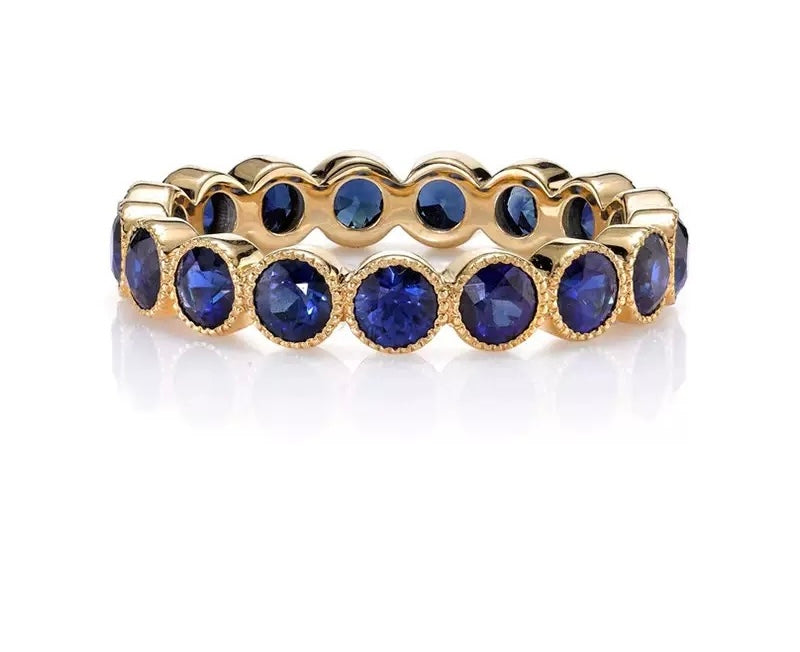 Queen Safiya Gemstone Eternity Ring