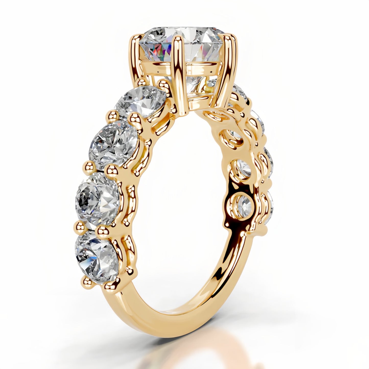 Queen Abby Moissanite Rings