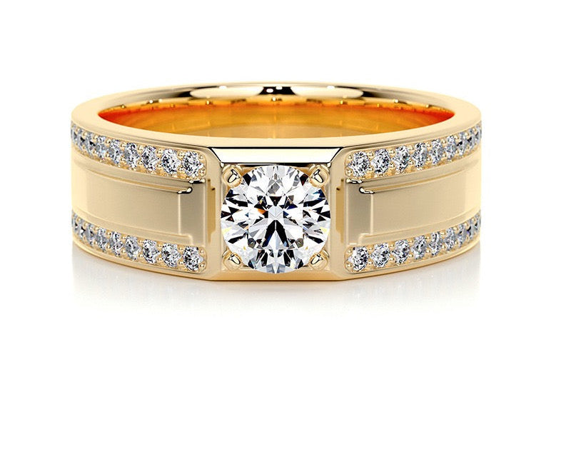 RARÉTUU Crown Moissanite Bands