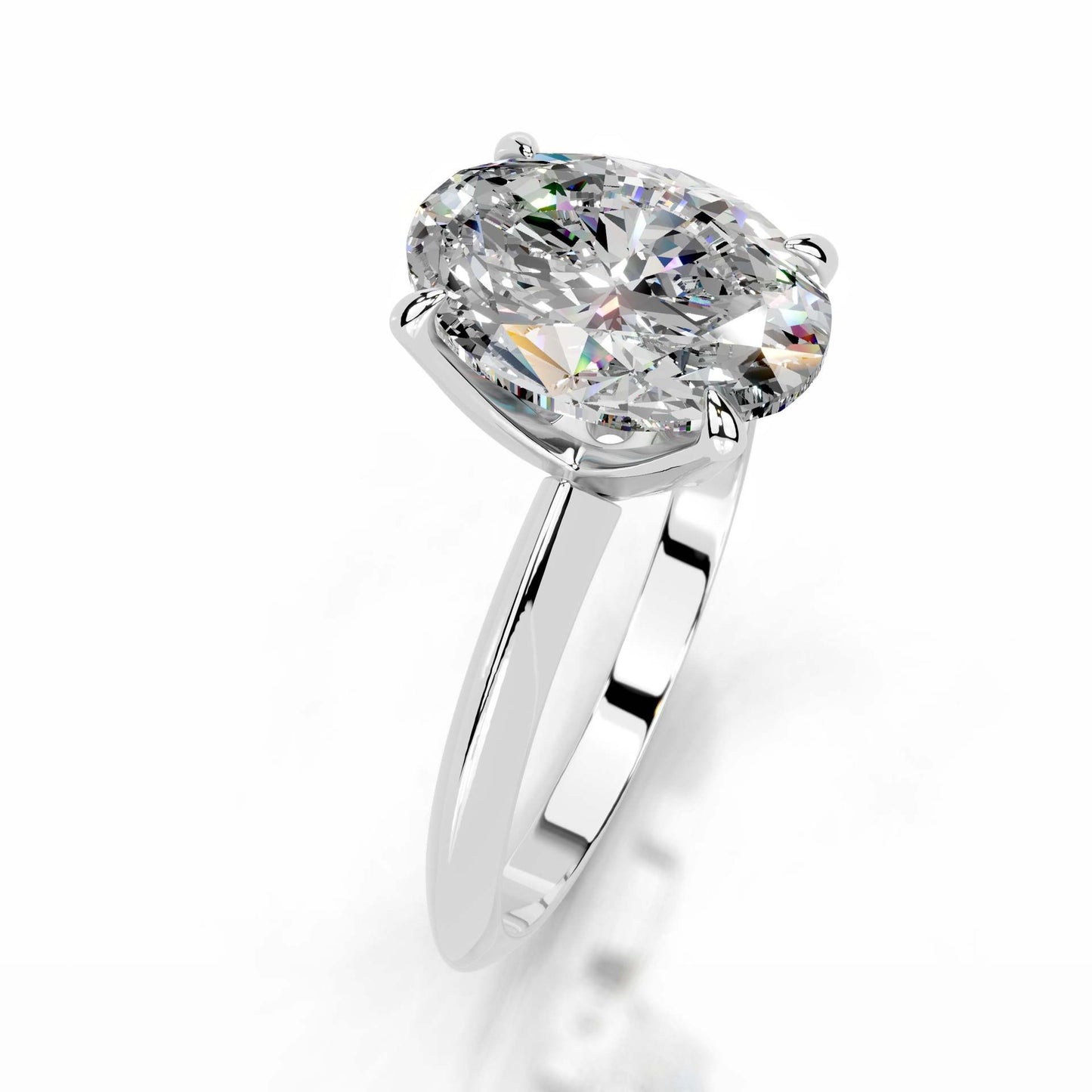 2CT Queen Anastasia Oval Solitare Lab Diamond