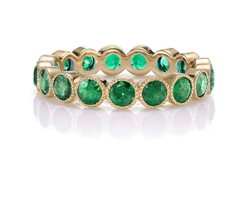Queen Safiya Gemstone Eternity Ring