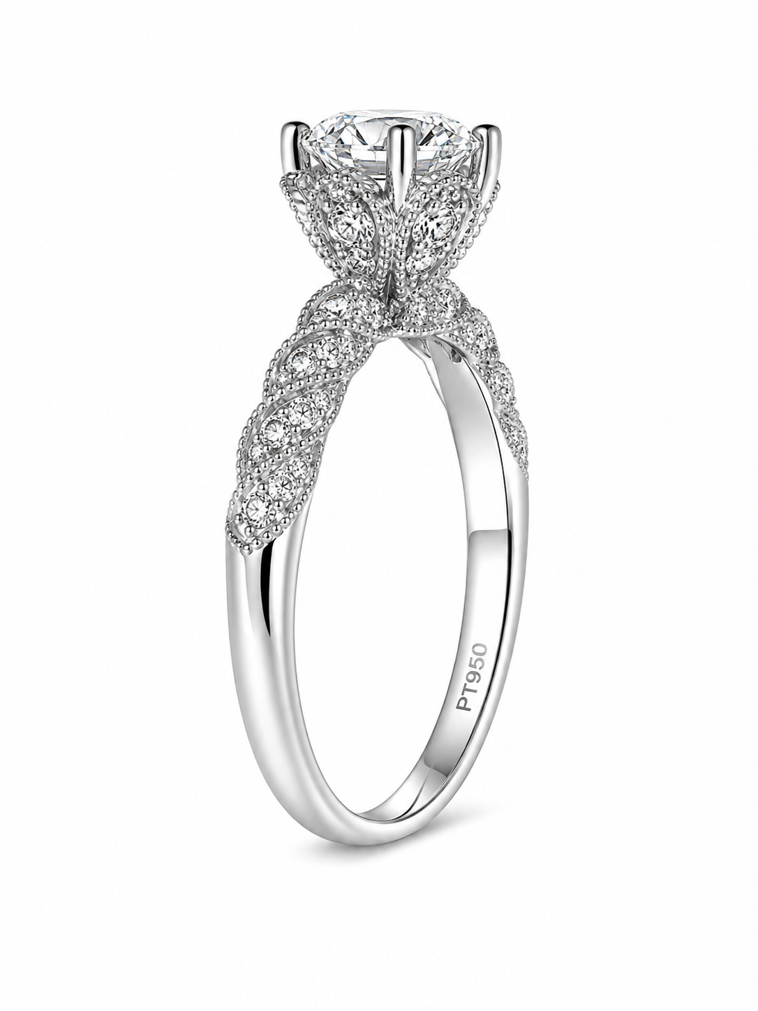 1CT Queen Hurrem Moissanite Ring