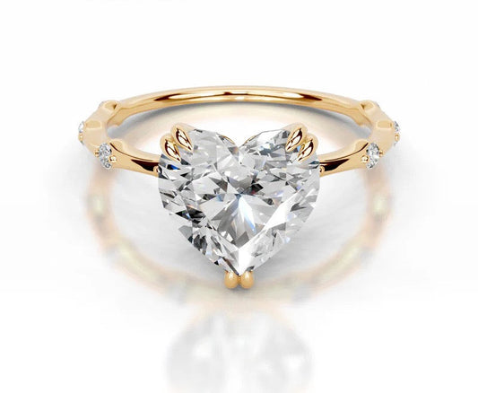 2CT Queen Siti Heart Cut Signature Ring
