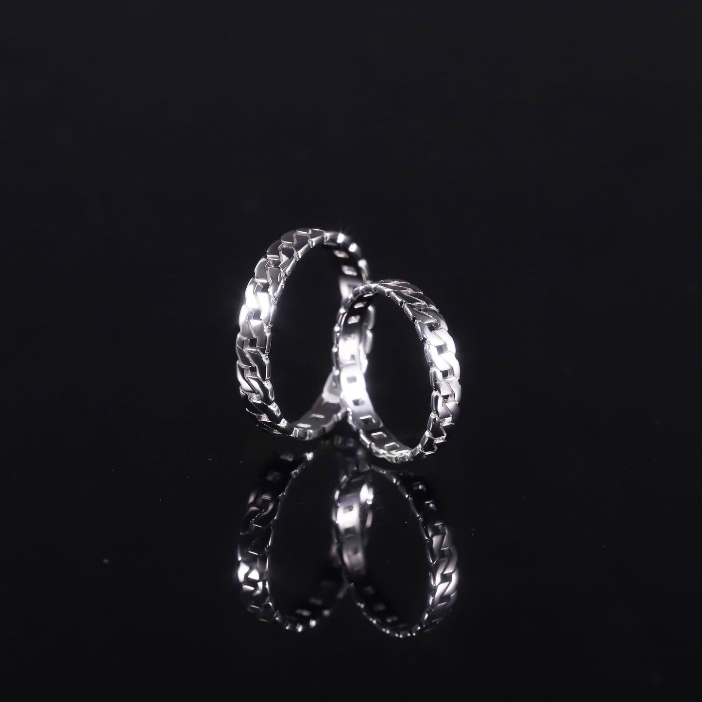 S925 Sterling Silver Trendy Personality Twist Chain