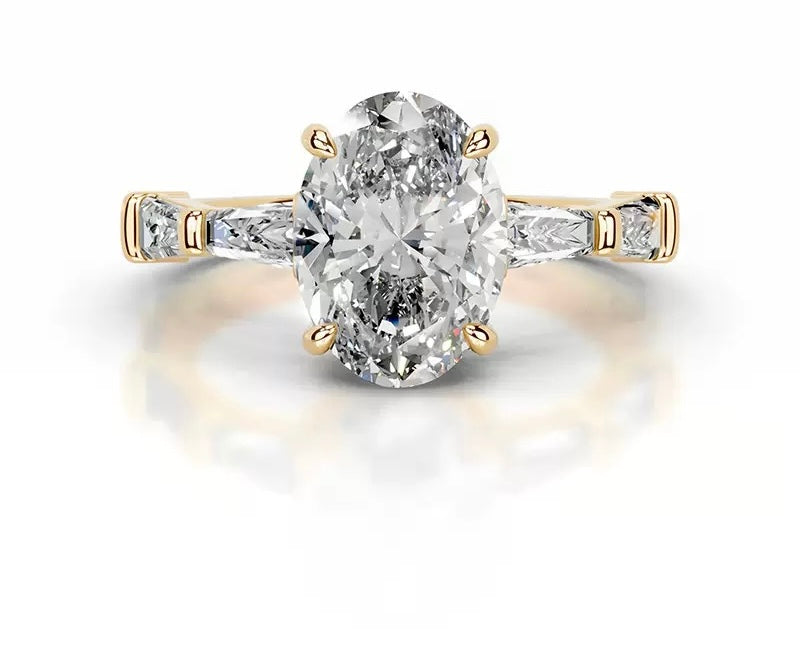 Queen Adira Moissanite Rings