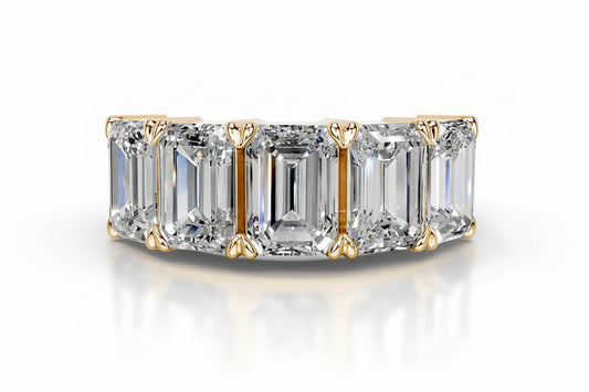 18K Grace Moissanite Bands