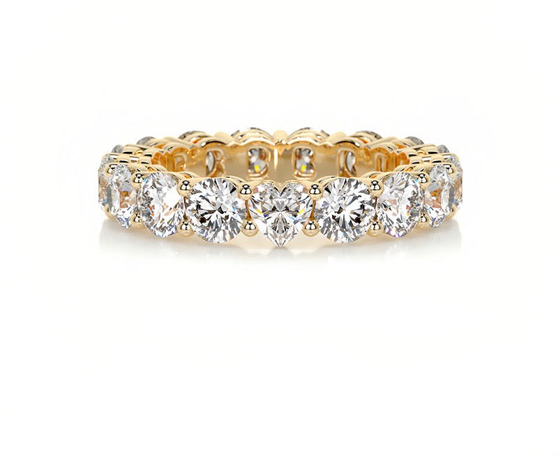 18K Aisyah Infinity Luxè Moissanite Bands