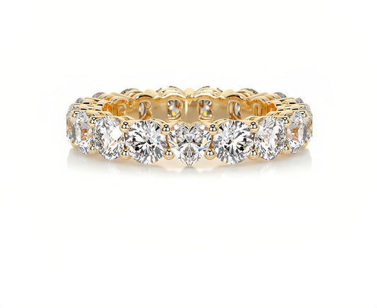 18K Aisyah Infinity Luxè Moissanite Bands