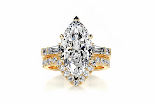 18K Queen Elly MAJESTÉ - 5 Carat Luxe Ring
