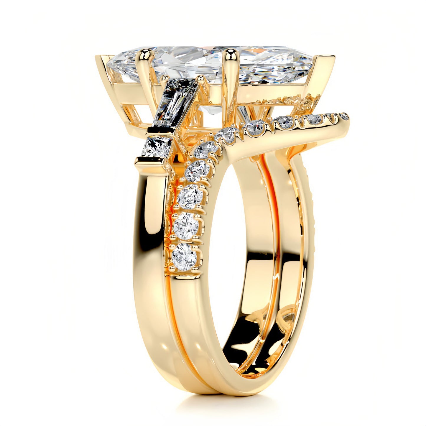 18K Queen Elly MAJESTÉ - 5 Carat Luxe Ring