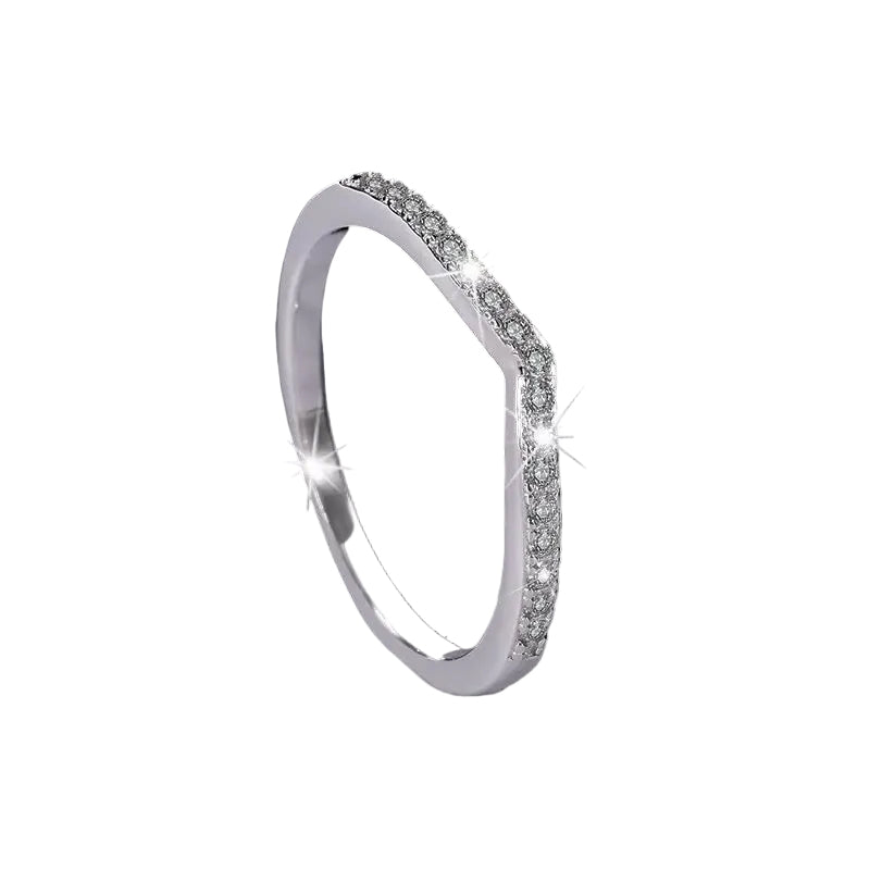 Vivian Moissanite Stacking Ring