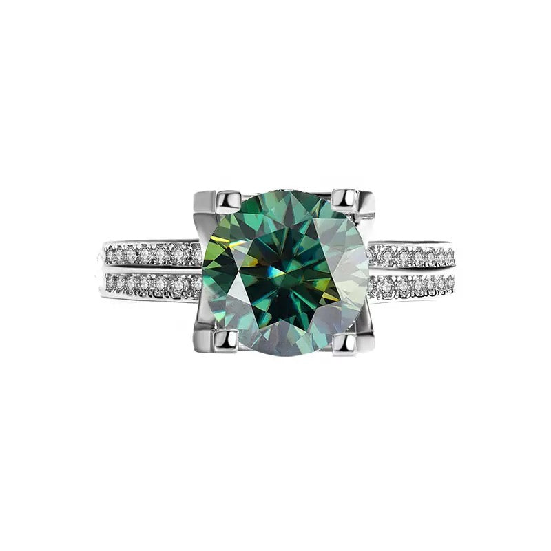 3CT Queen Zara Moissanite Ring