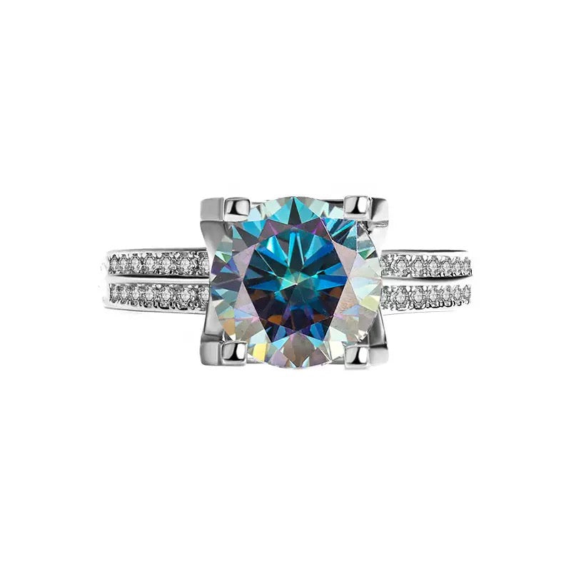 3CT Queen Zara Moissanite Ring