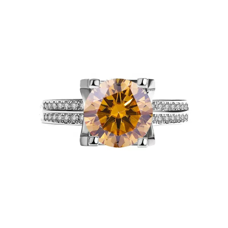 3CT Queen Zara Moissanite Ring