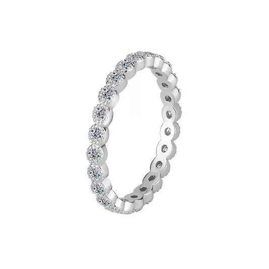 1CT Lara Eternity Moissanite Band