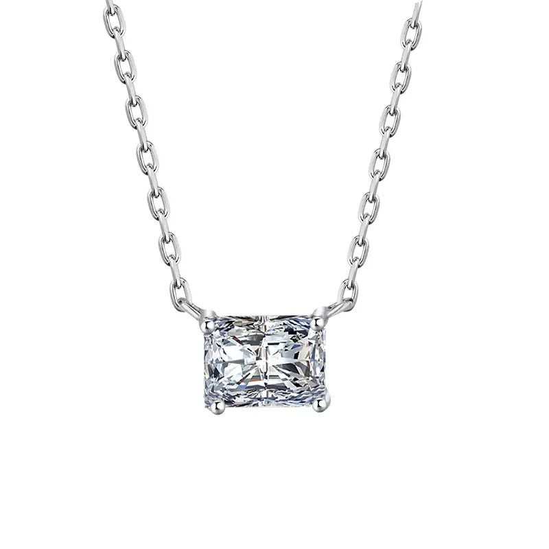Princess Dilfa Moissanite Necklace