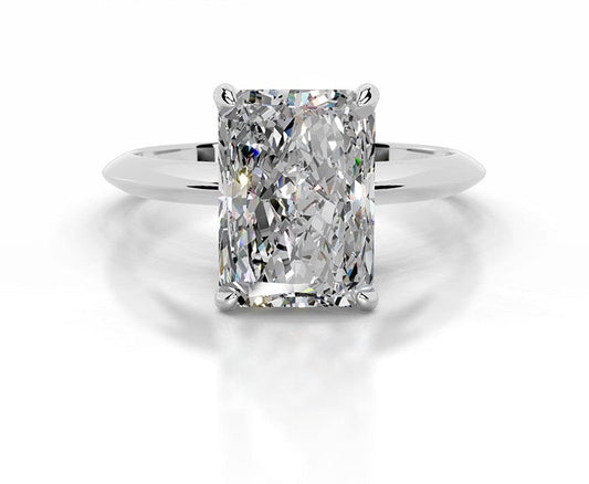 3CT Queen Anastasia Radiant Solitare -Lab Diamond