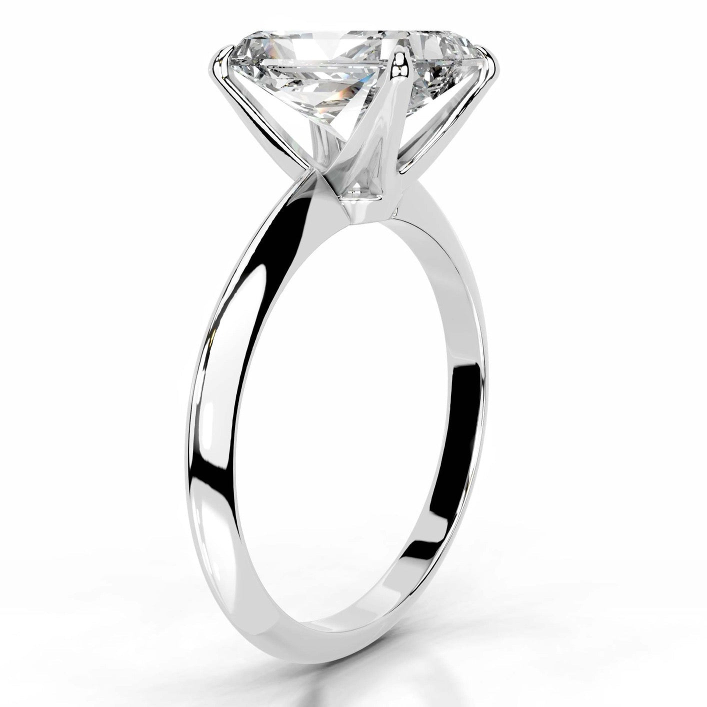 3CT Queen Anastasia Radiant Solitare -Lab Diamond