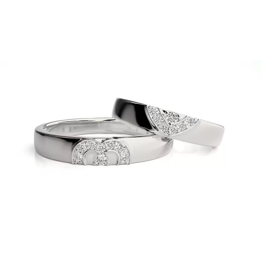 Double love couple ring