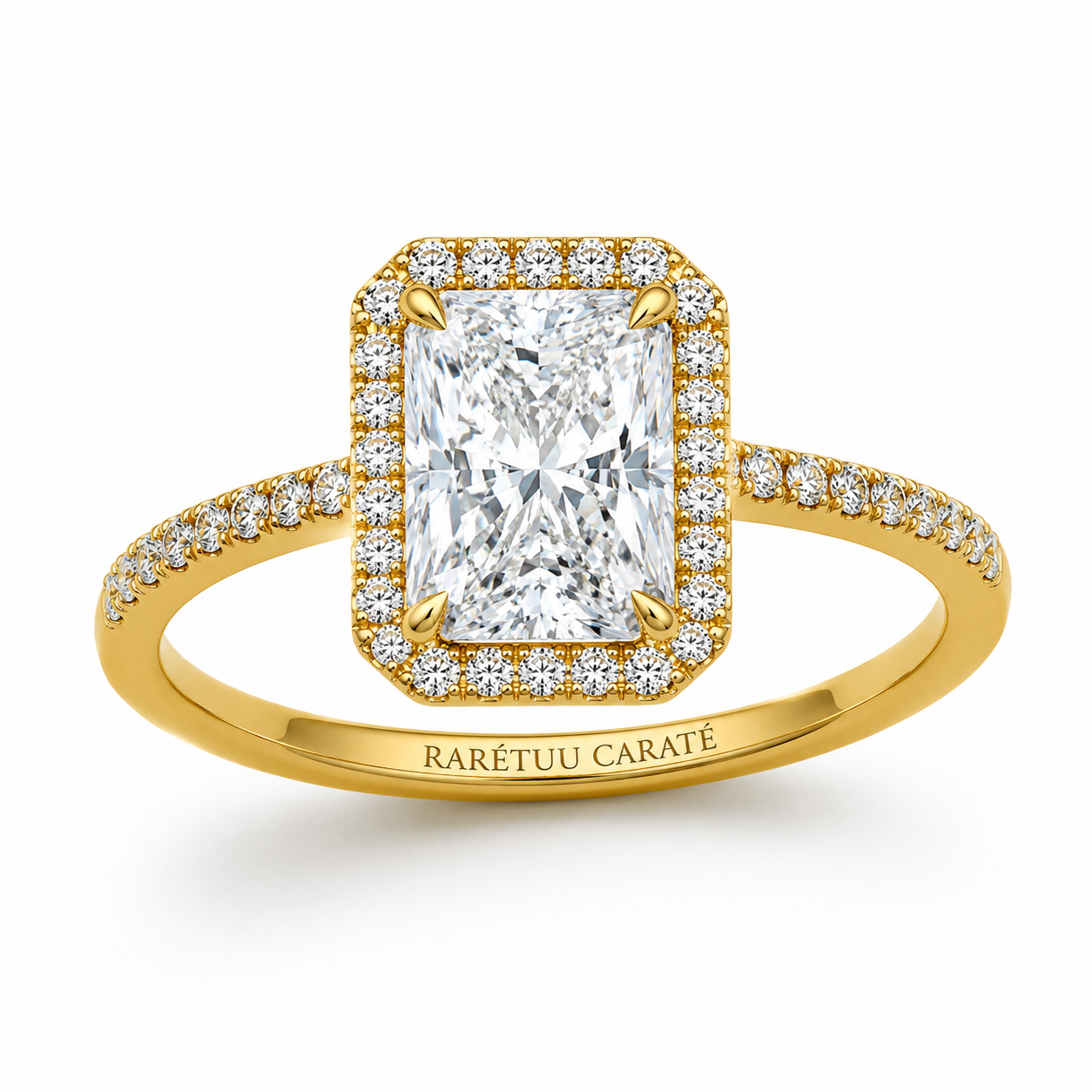 Queen Sophia-Radiant Halo Pavé