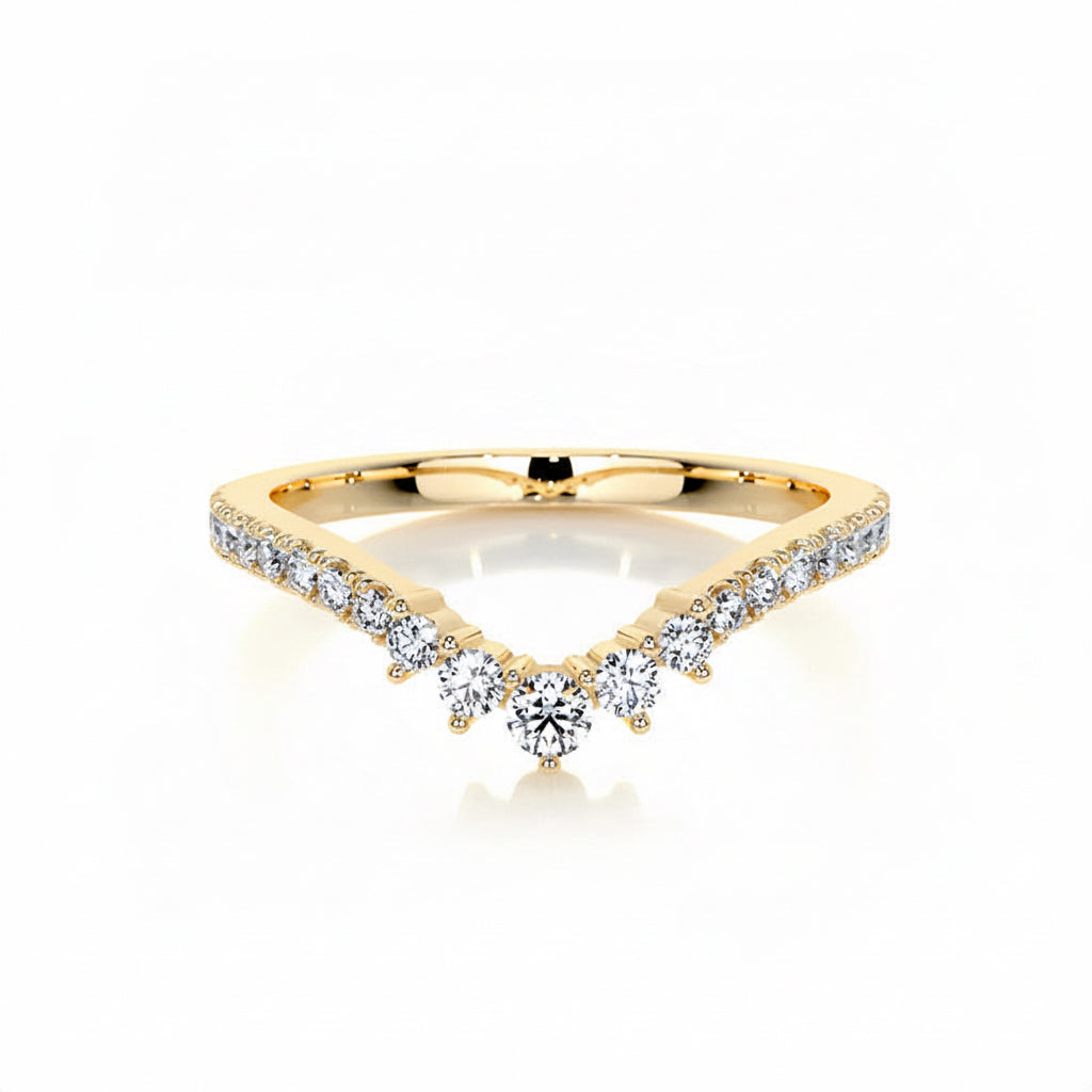 Baby Fatima Moissanite Bands
