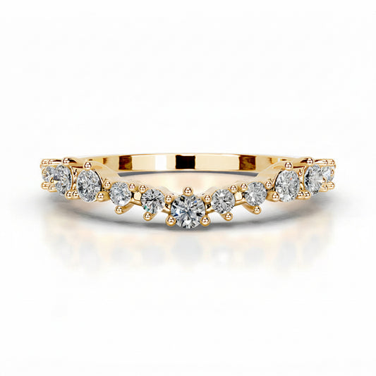 Baby Ayana Moissanite Bands