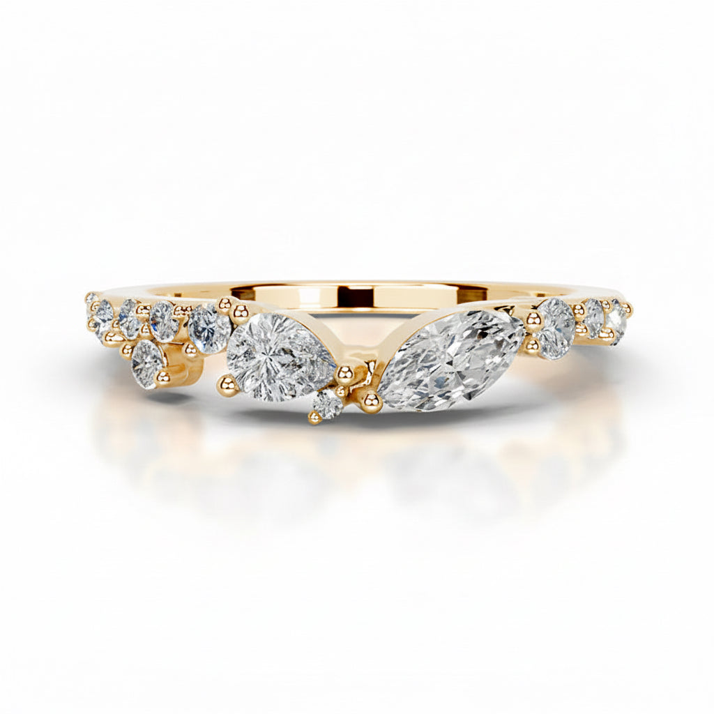 Baby Rania Moissanite Bands