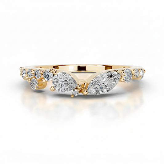 Baby Rania Moissanite Bands