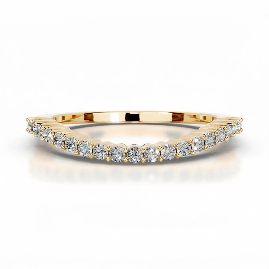 Baby Ina Moissanite Bands
