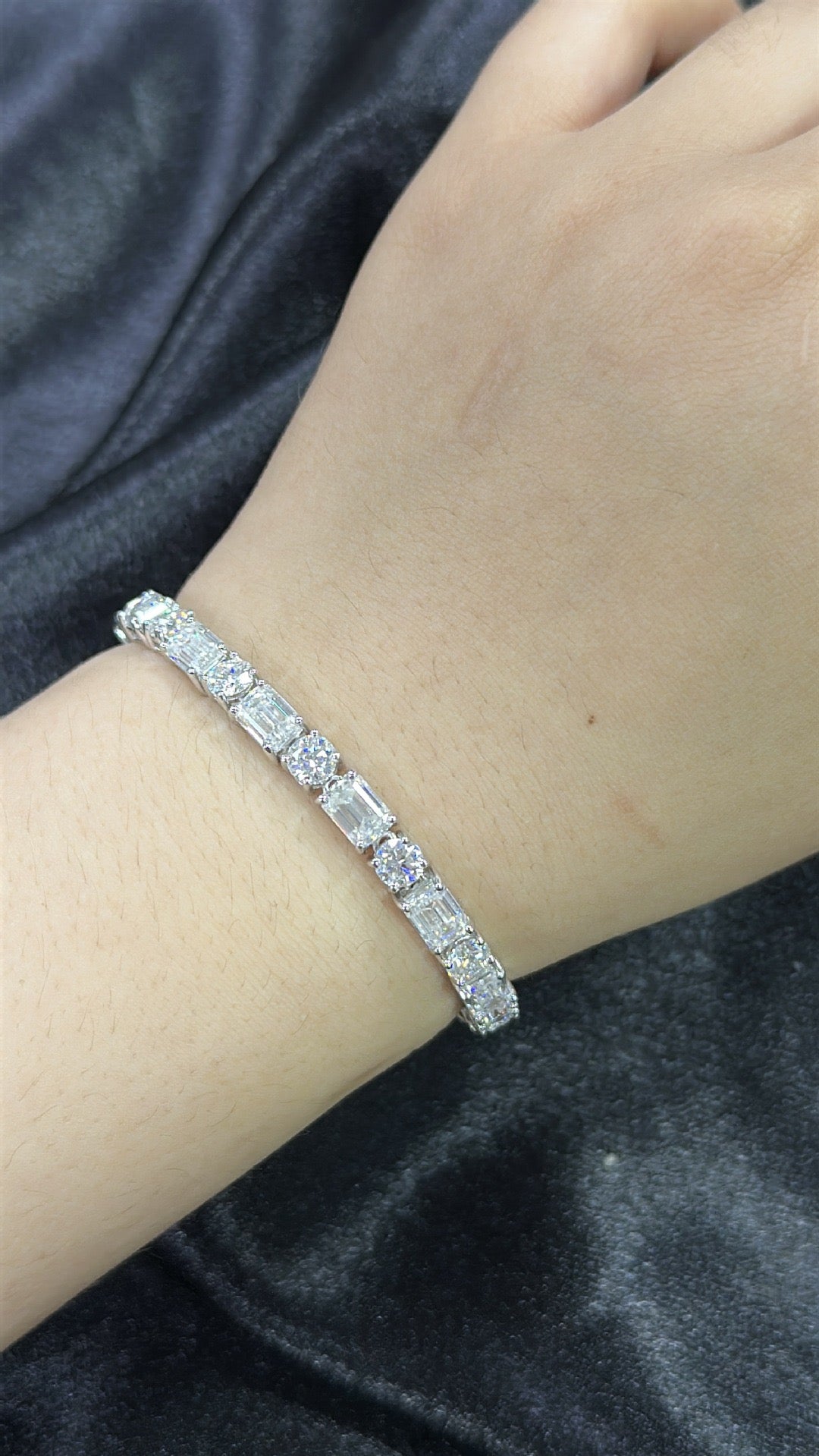 Queen Zavia Moissanite Bracelet