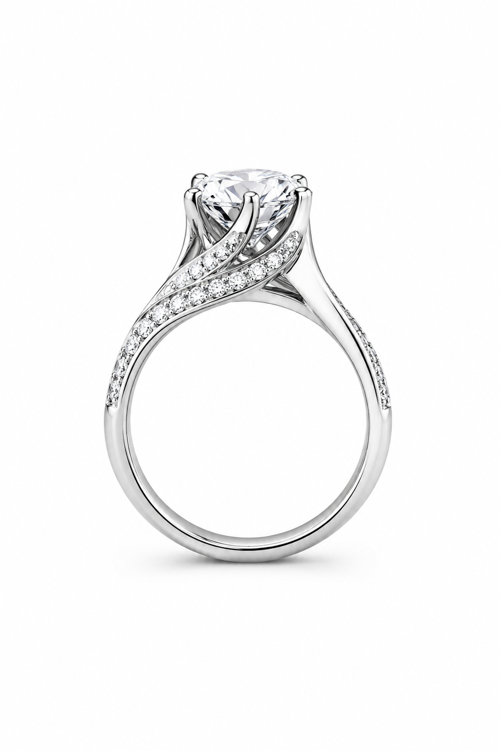 Queen Miera Moissanite Ring