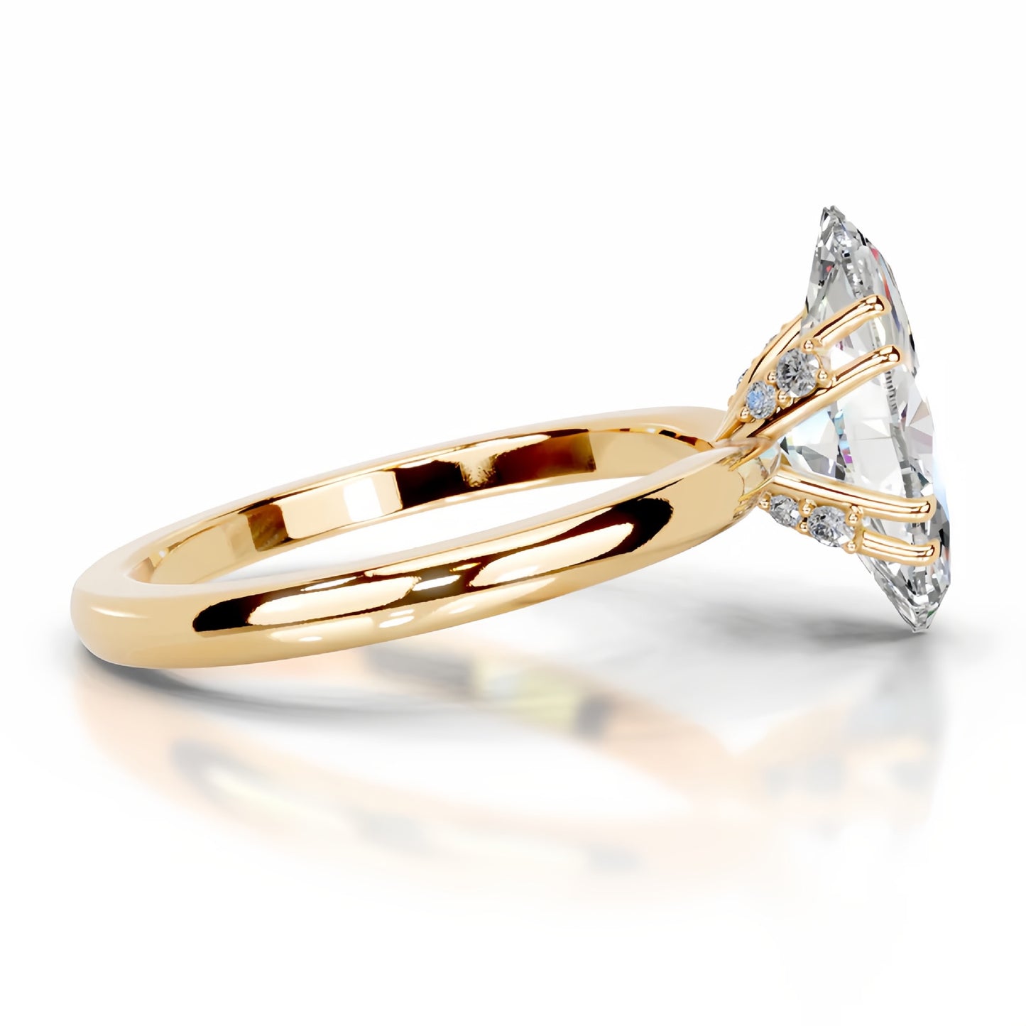 5CT Queen Fazura Marquise Moissanite Ring