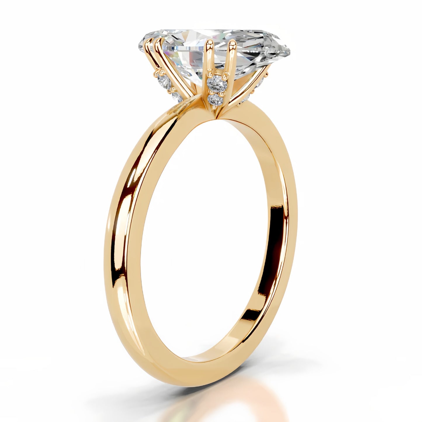 5CT Queen Fazura Marquise Moissanite Ring