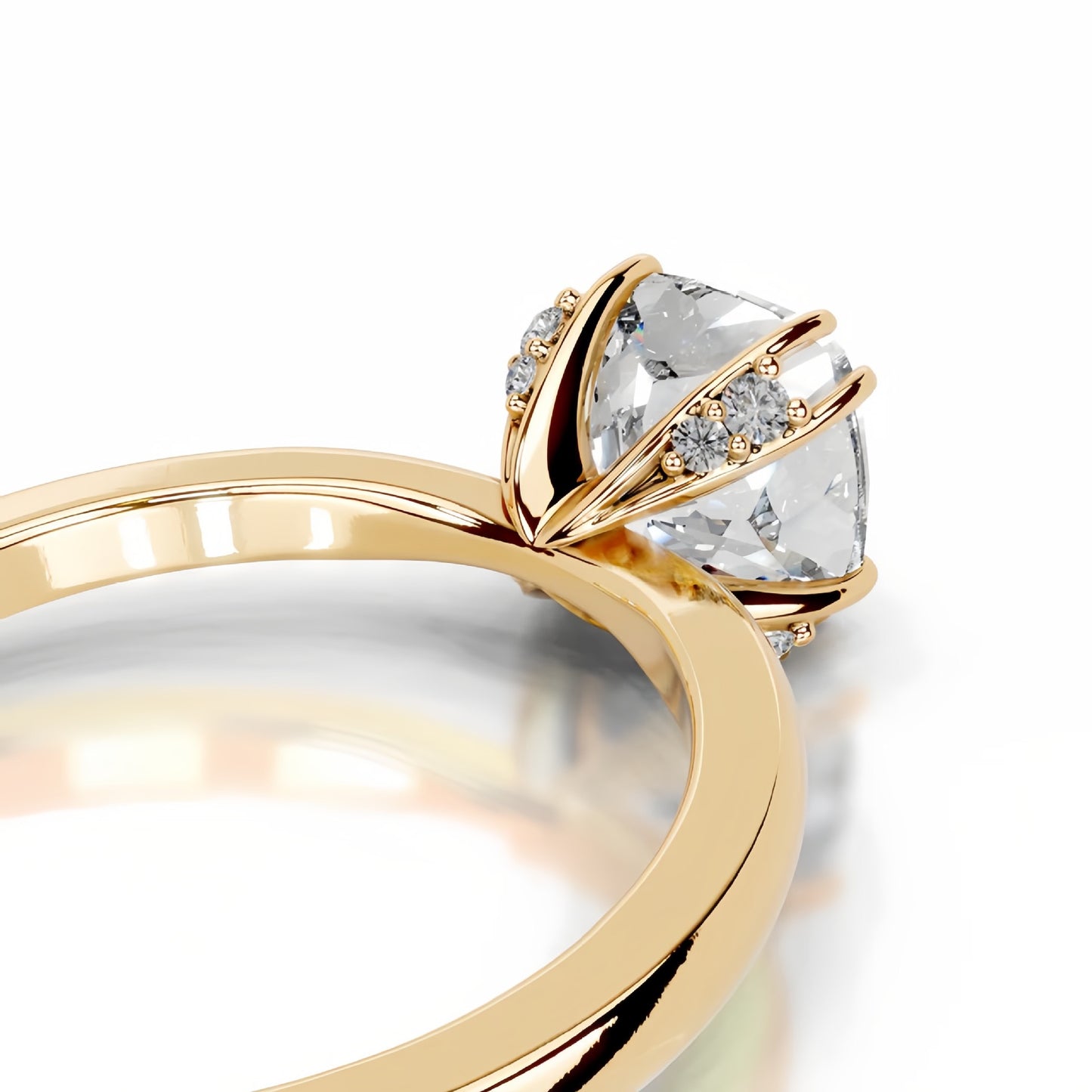 3.5CT Queen Fazura Moissanite Ring