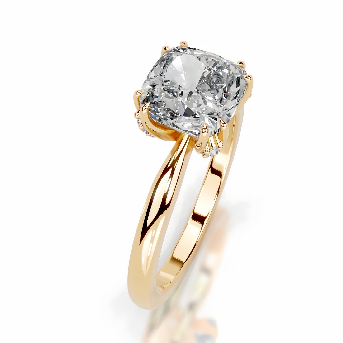 3.5CT Queen Fazura Moissanite Ring