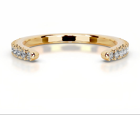 Luna Pave Open Ring