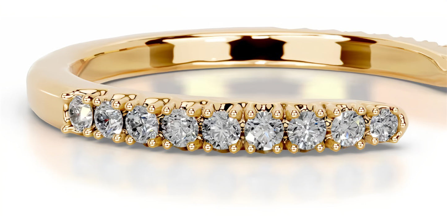 Luna Pave Open Ring