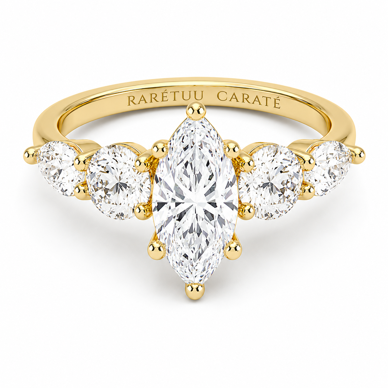 Queen Ella Marquise Moissanite Ring