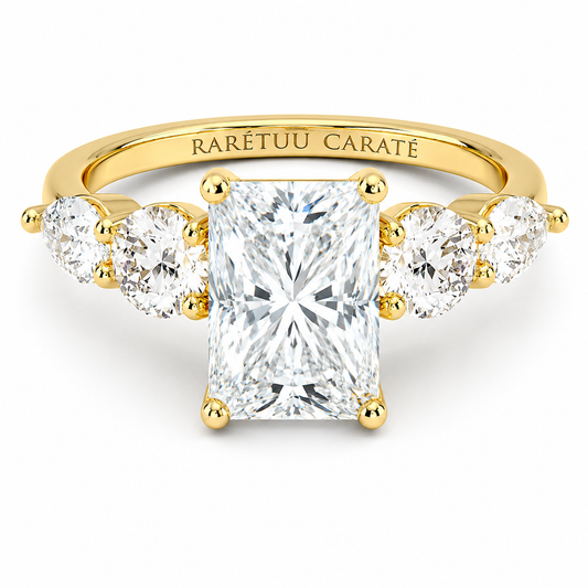 Queen Ella Radiant Moissanite Ring